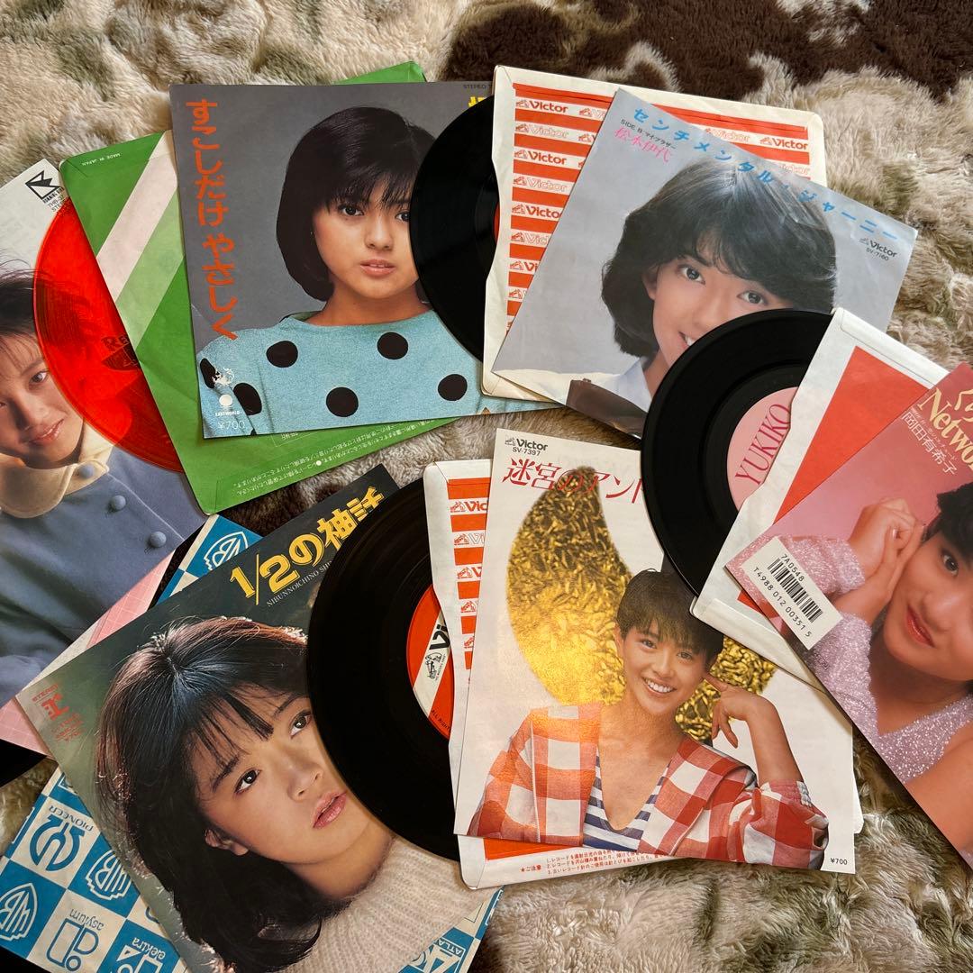 80年代アイドル／松田聖子／中森明菜／中山美穂／南野陽子／浅香唯／レコード／美盤