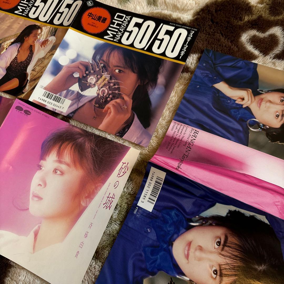 80年代アイドル／松田聖子／中森明菜／中山美穂／南野陽子／浅香唯／レコード／美盤