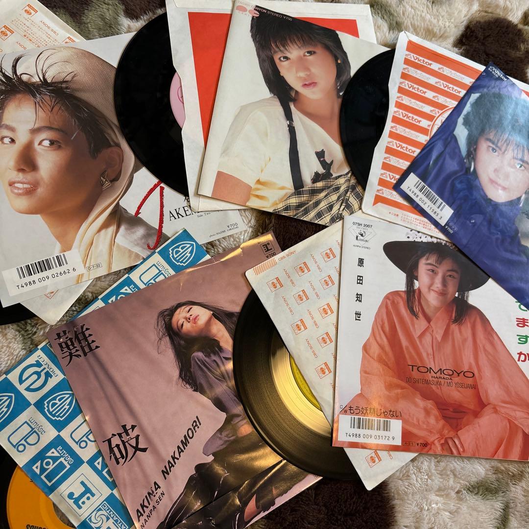 80年代アイドル／松田聖子／中森明菜／中山美穂／南野陽子／浅香唯／レコード／美盤