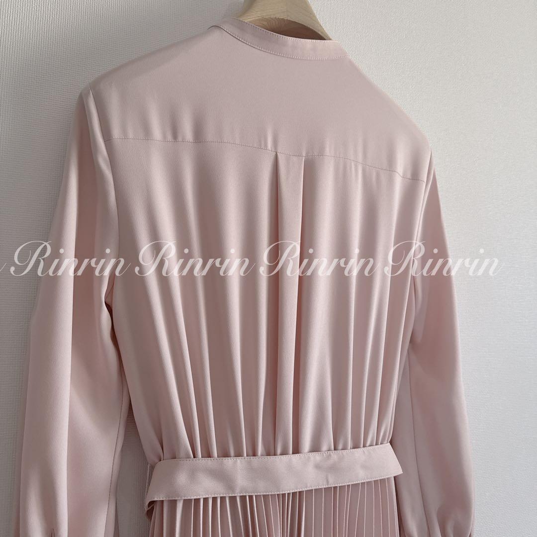 ANAYI バックサテンプリーツワンピース 36
