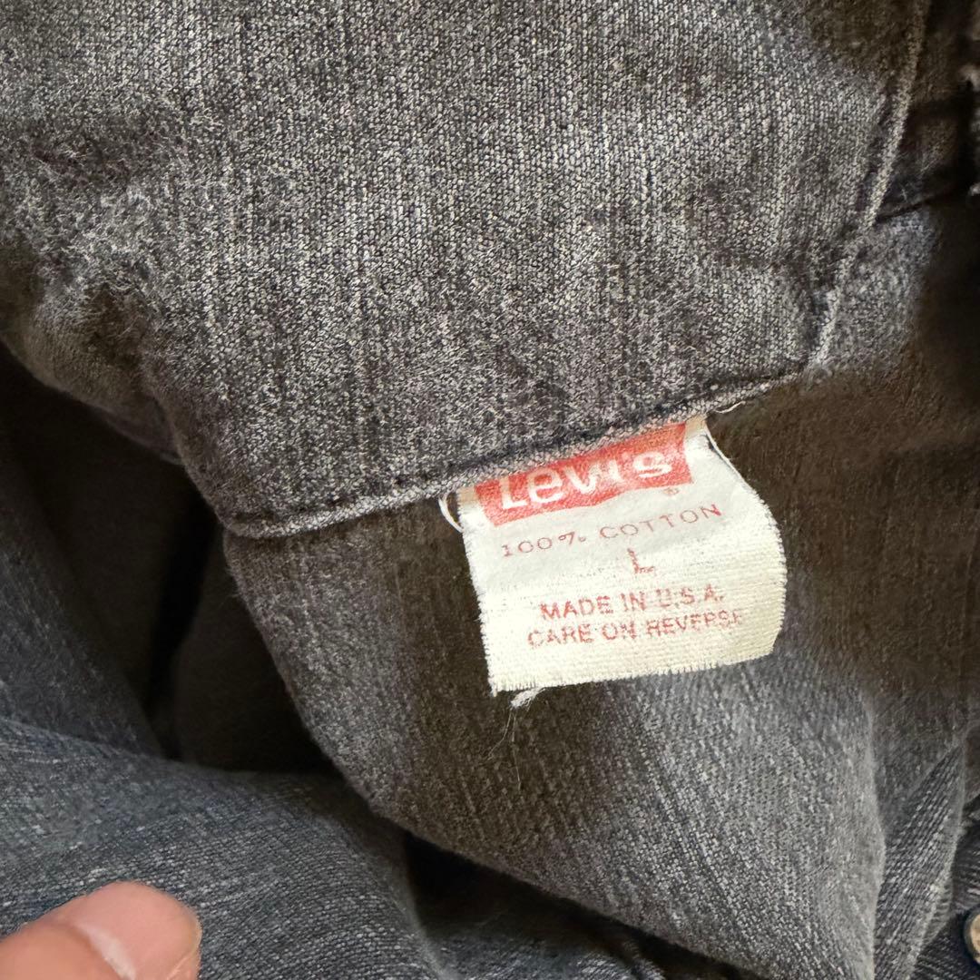 【希少】87年USA製 Levi’s 70507-0253 アシッドブラック L