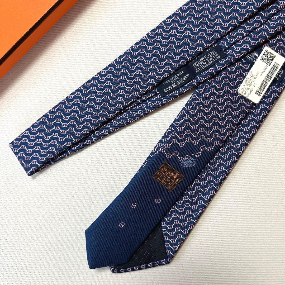 エルメス ネクタイ 《クラブ・デシェネ》新品 未使用