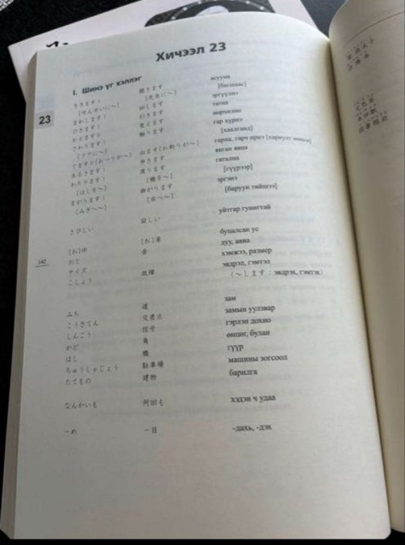 みんなの日本語　初級Ⅰ・Ⅱ　第2版　翻訳・文法解説　モンゴル語版