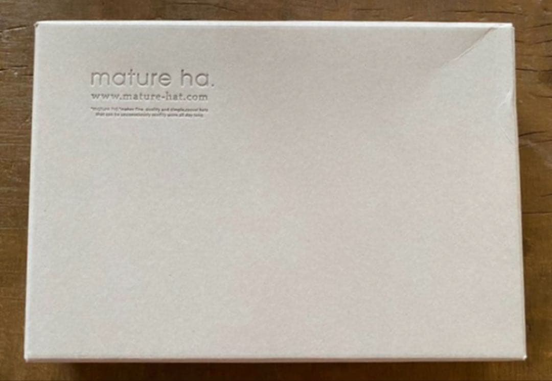 11cmリブ　mature ha マチュアーハ　ブラックリボン　麦わら帽子