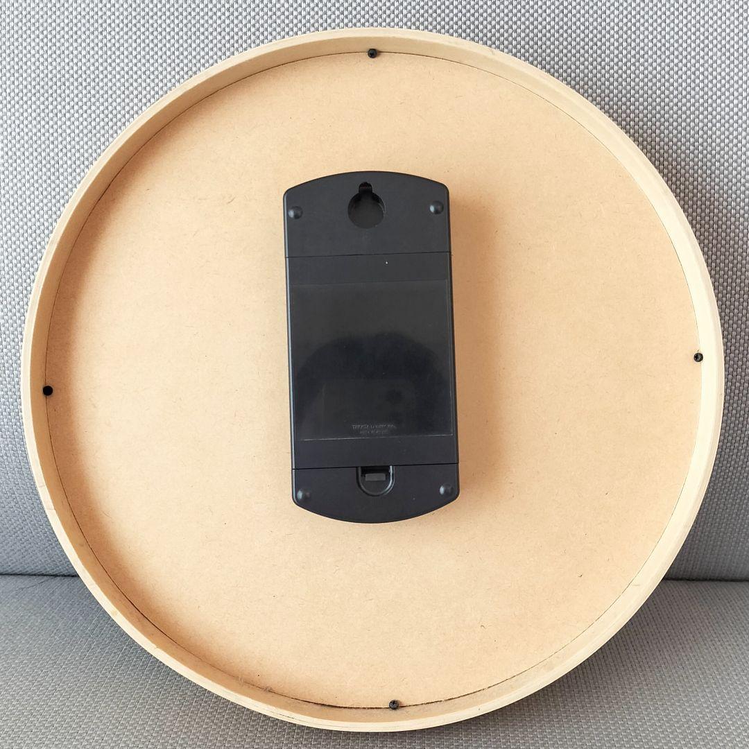 レムノス Lemnos Plywood clock 電波時計 壁時計 壁掛時計
