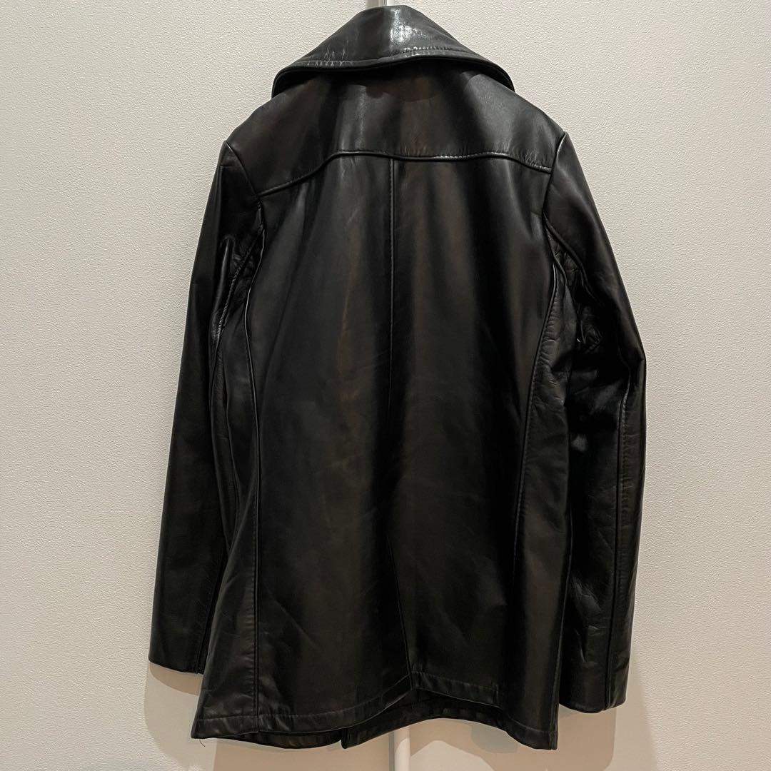SCHOTT カーコート　レザーPコート　カウハイド　USA製　サイズ38