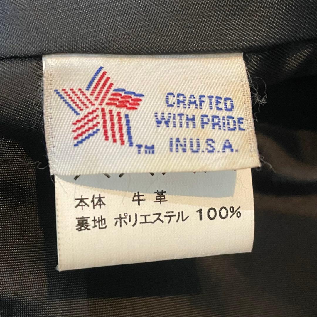 SCHOTT カーコート　レザーPコート　カウハイド　USA製　サイズ38