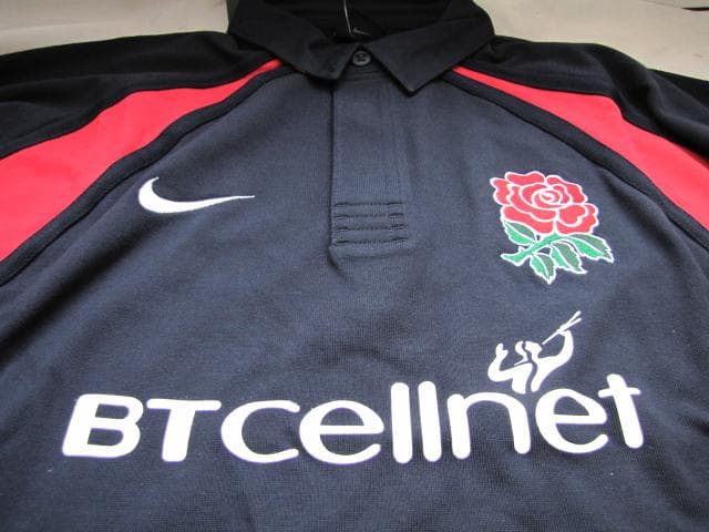 ウェア 2001-02 ENGLAND RUGBY AWAY SHIRT LS NIKE