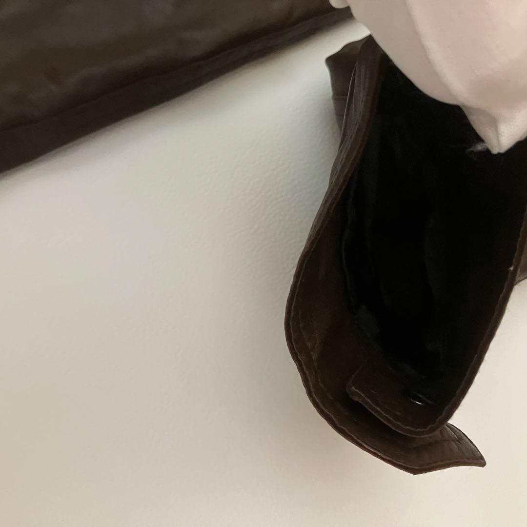 ✨希少✨Ferragamo レザー　ガンチーニ　ファイヤーマンジャケット　茶色