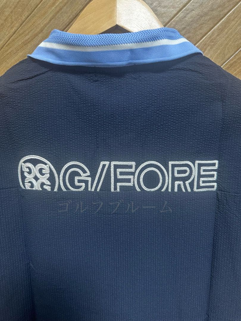 新作新品未使用G/FOREジーフォア メンズシャツsizeXLネイビー