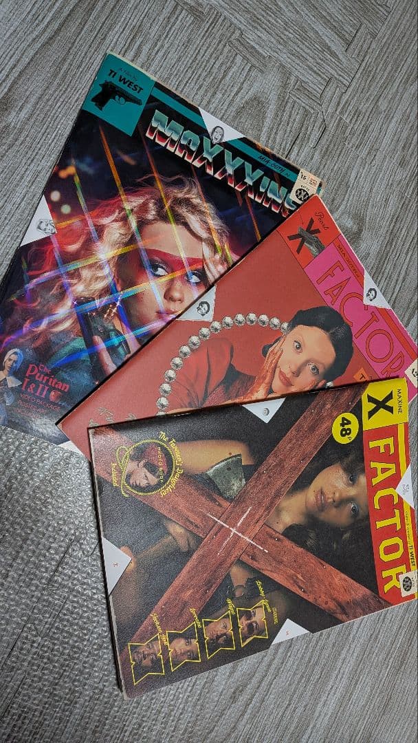 X、Pearl、マキシーン、三部作パンフレットセット