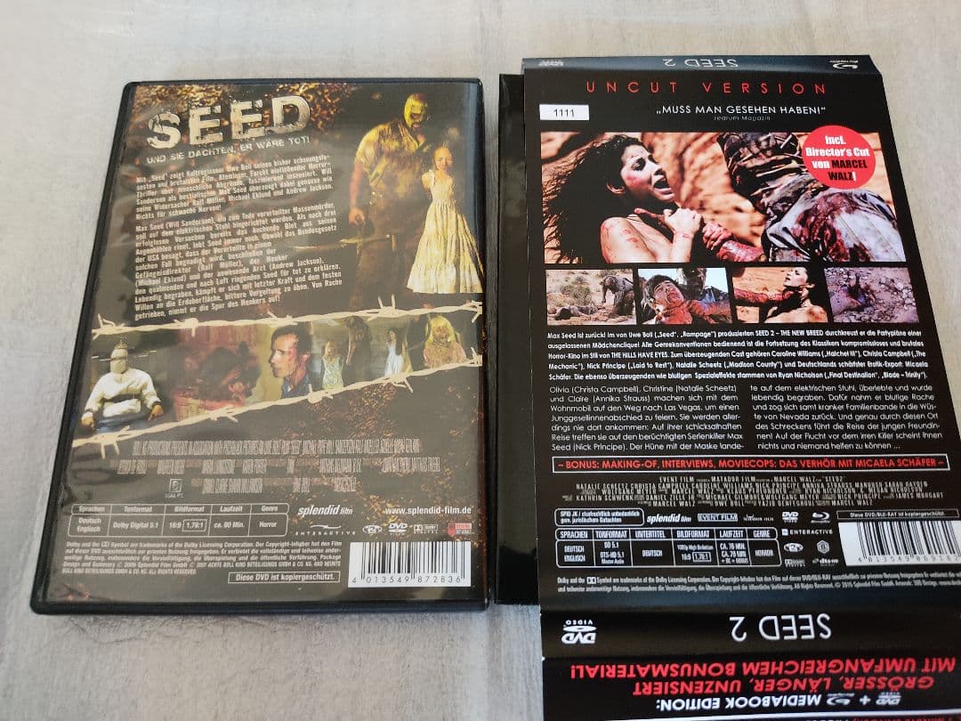 輸入盤ホラーDVD　SEEDセット