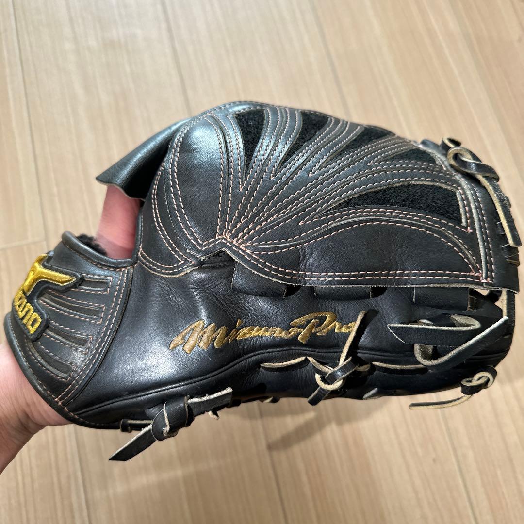 Mizuno Pro ブラック 投手用グローブ　ミズノプロオーダー