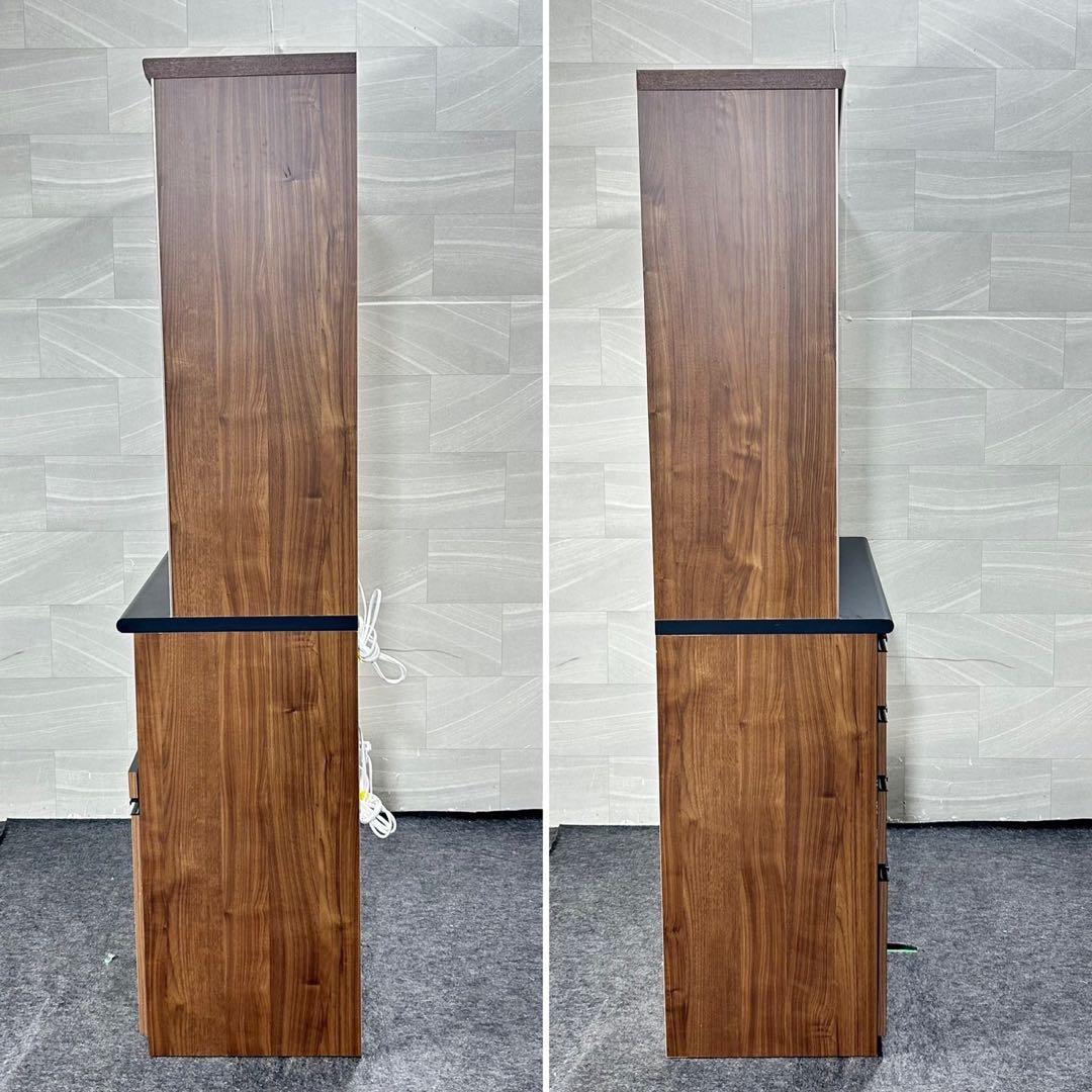 古賀家具 食器棚 幅120cm サンタナ 完成品 キッチンボード d5122