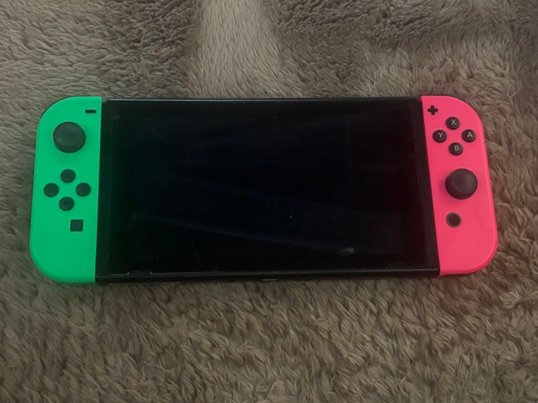 ミ*人様 Nintendo Switch 本体 グリーン/ピンク