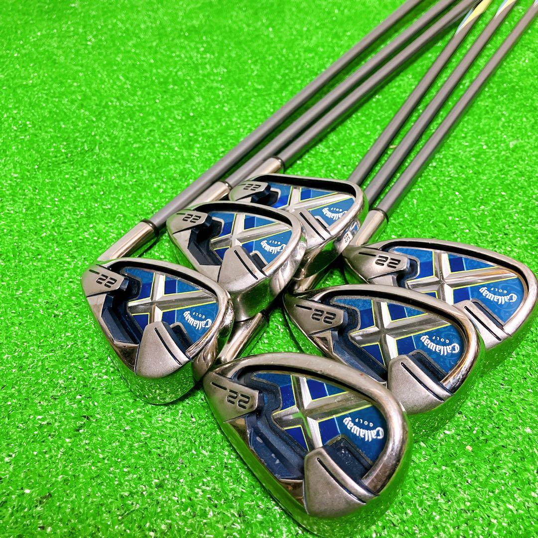 Callaway X-22 レディースアイアン6本セット 7-9.P.A.S