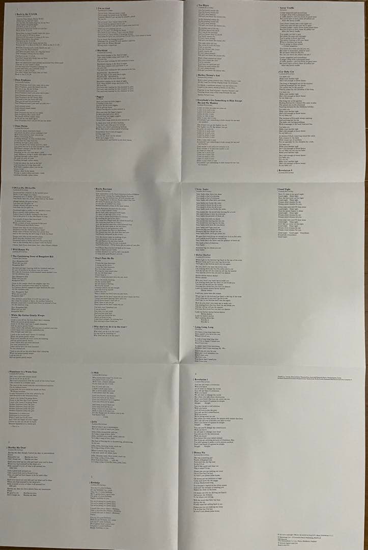 ほぼ未使用THE BEATLES WHITE ALBUM ANNIVERSARY