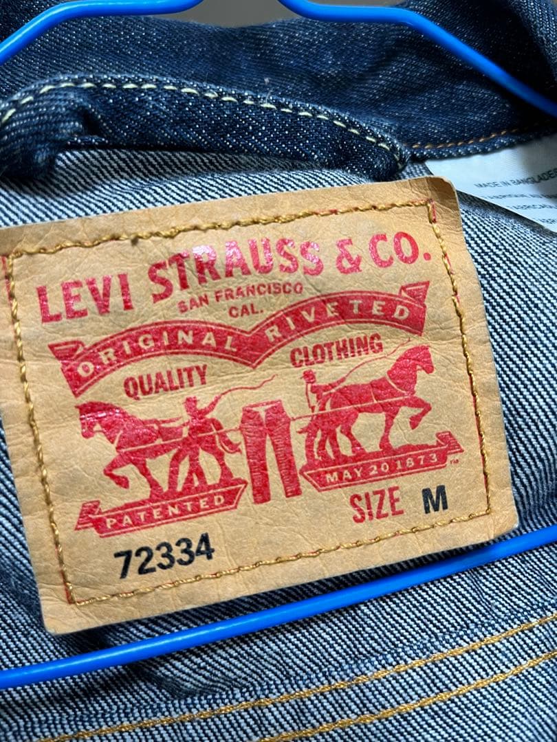 【美品】Levi'sリーバイスTYPE III トラッカージャケット72334