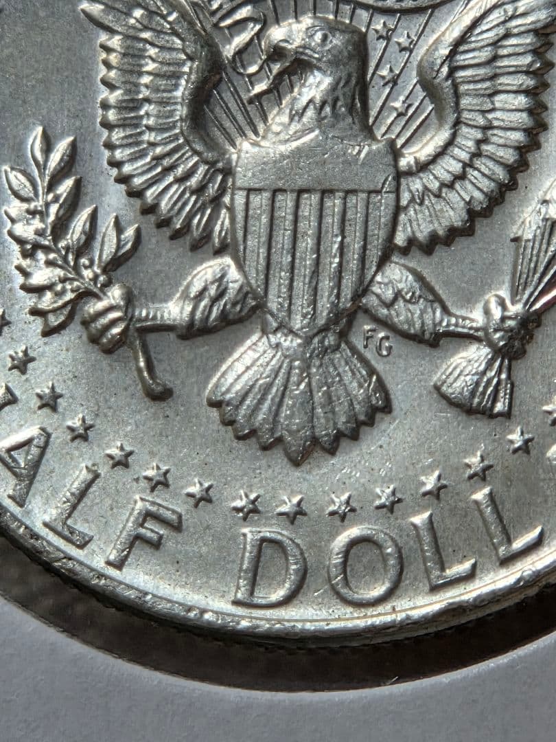 アメリカ合衆国　ケネディ大統領　ハーフダラー銀貨　1964