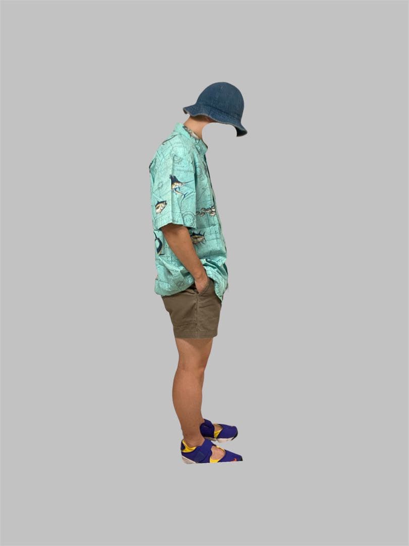 Columbia PFG 総柄フィッシングシャツ