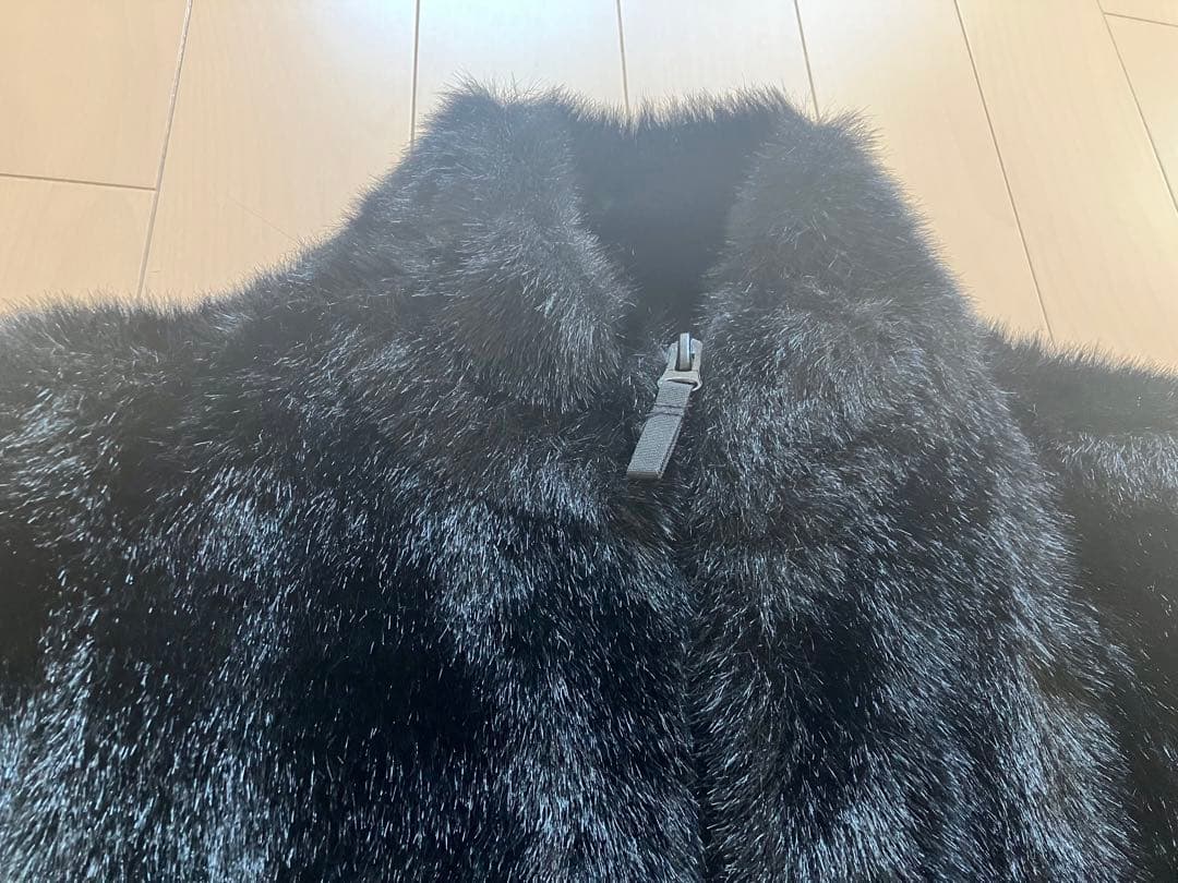 k*u様 Emporio Armani 黒ファー ジャケット　フェイクファー