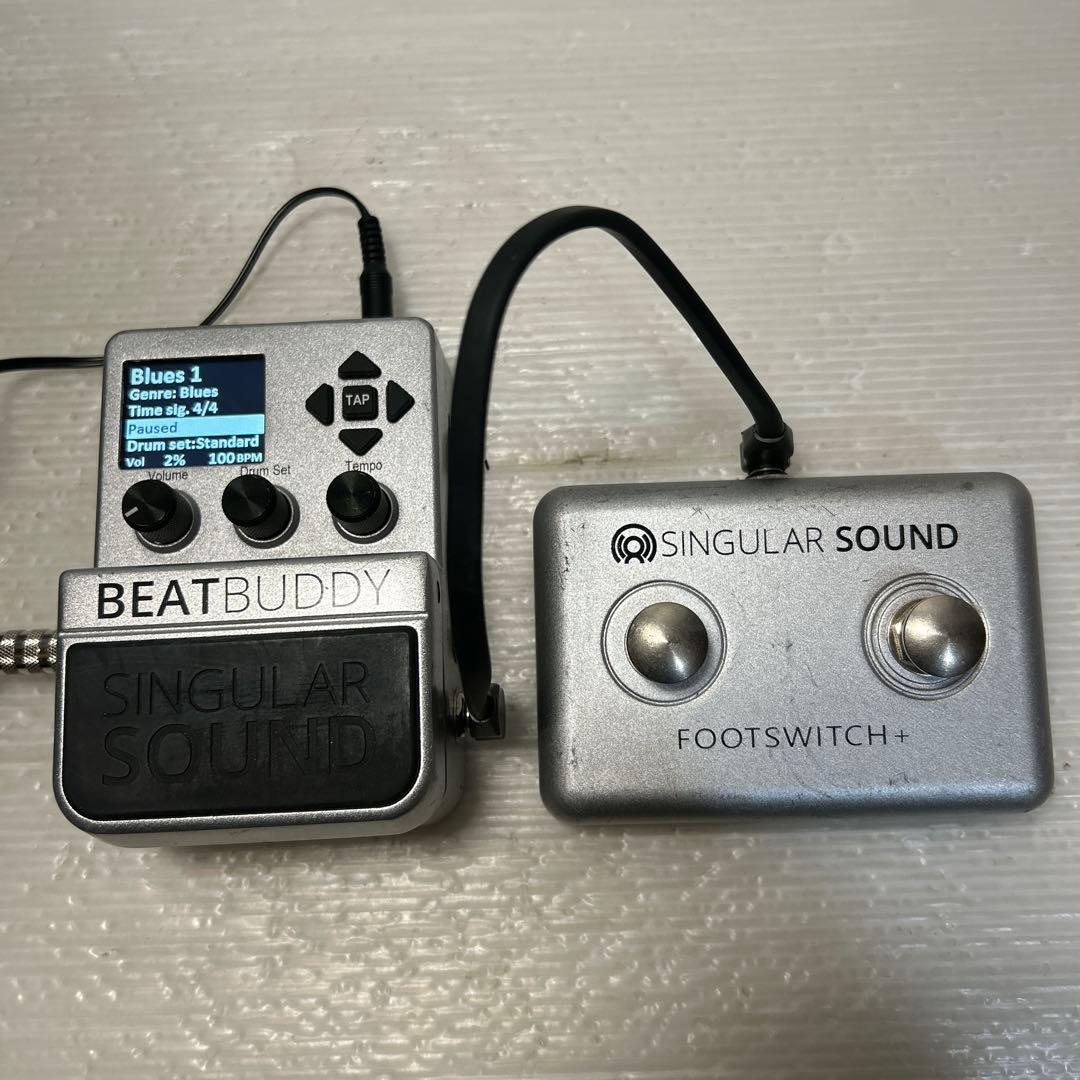 BeatBuddy ギターペダル型 ドラムマシンエフェクター フットスイッチ付き