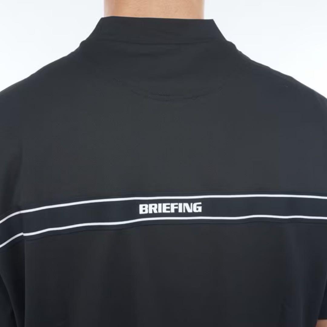［新品未使用］BRIEFING ブラックモックネック半袖シャツ