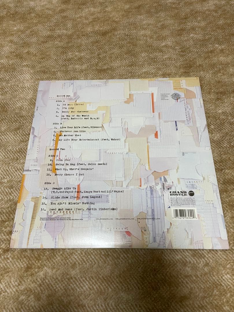 T.I. Paper Trail LPレコード 12インチ ヒップホップ　TI
