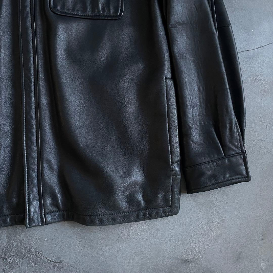 ジャケット・アウター 90's \"ALFANI\" Double-Zip Leather Jacket