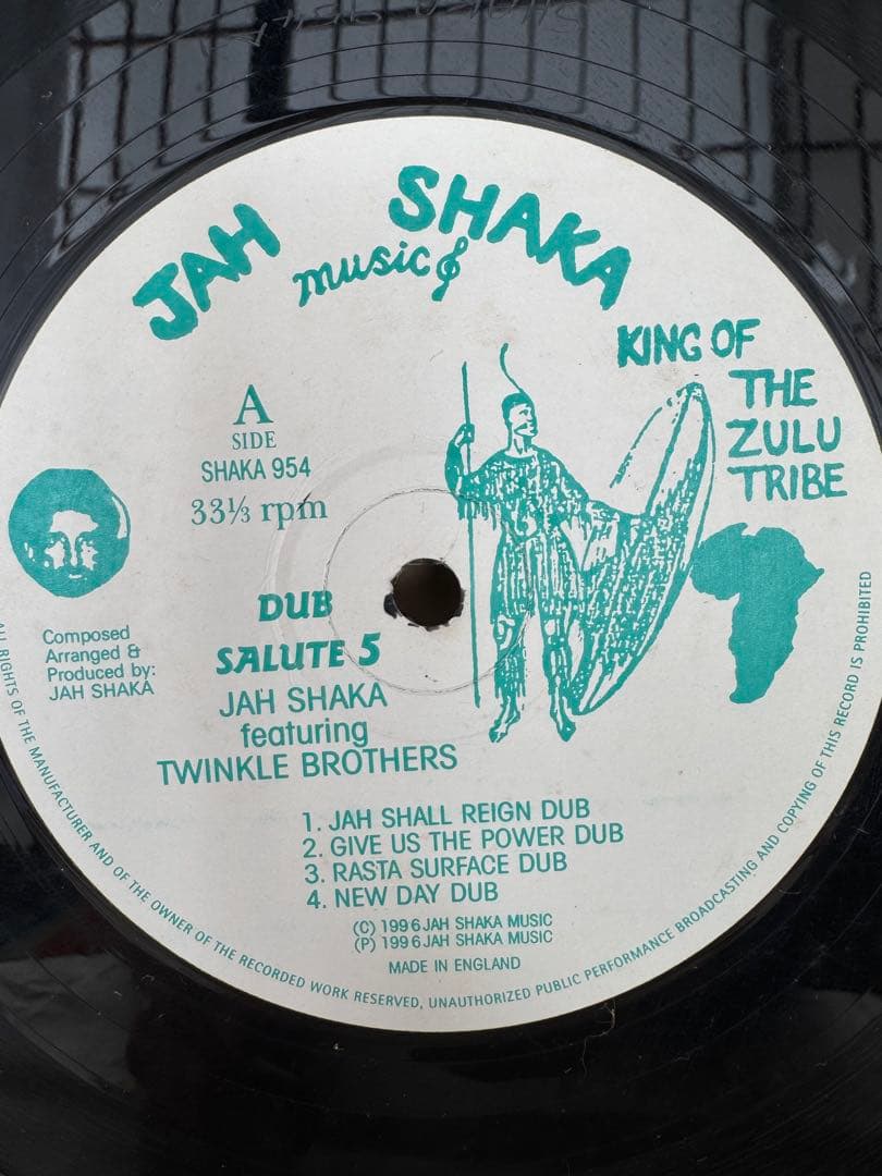 洋楽 Jah Shaka Dub Salute 5 Twinkle Brothers