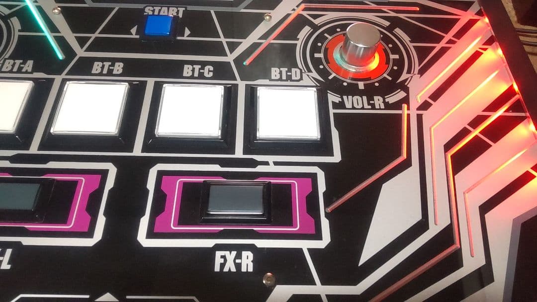 サウンドボルテックス DAO SVRE9 三和ボタン 静音化 完動品