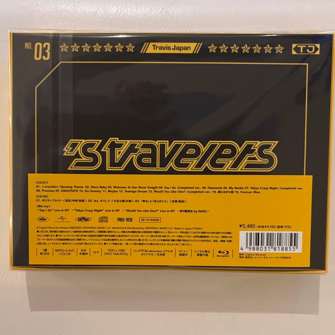 Blu-ray Travis Japan s' travelers FC限定盤