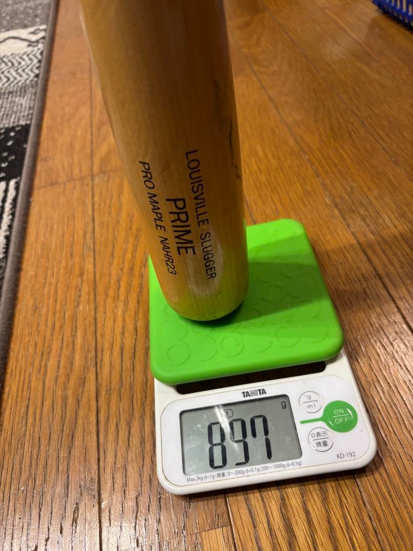 ルイスビルスラッガー　木製バット　ミツワタイガー　バットケースセット　使用少美品