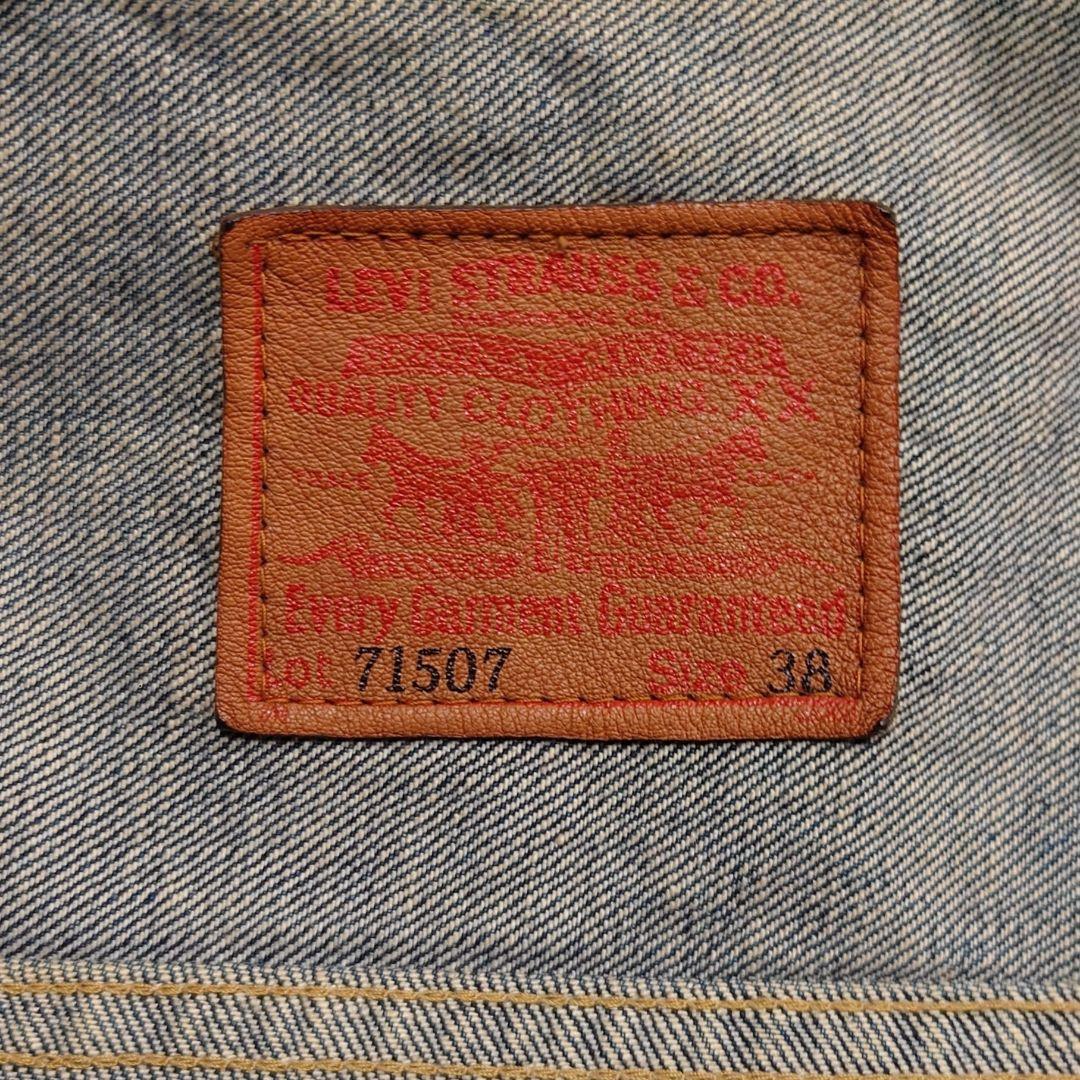 90s Levi's 71507xx 2nd デニムジャケット 濃紺 38