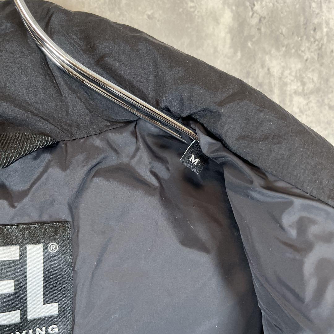 【人気モデル】DIESEL ディーゼル Dロゴ 中綿ダウンベスト y2kブラック