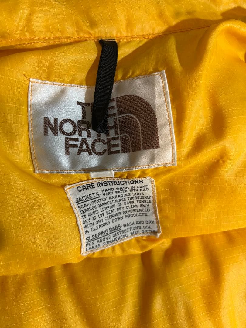 お*く様 The North Face ノースフェイスダウンベスト70s茶タグL