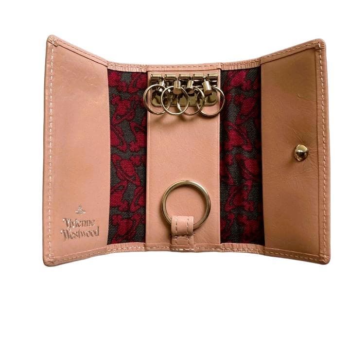 Vivienne Westwood ベージュ レザー キーケース