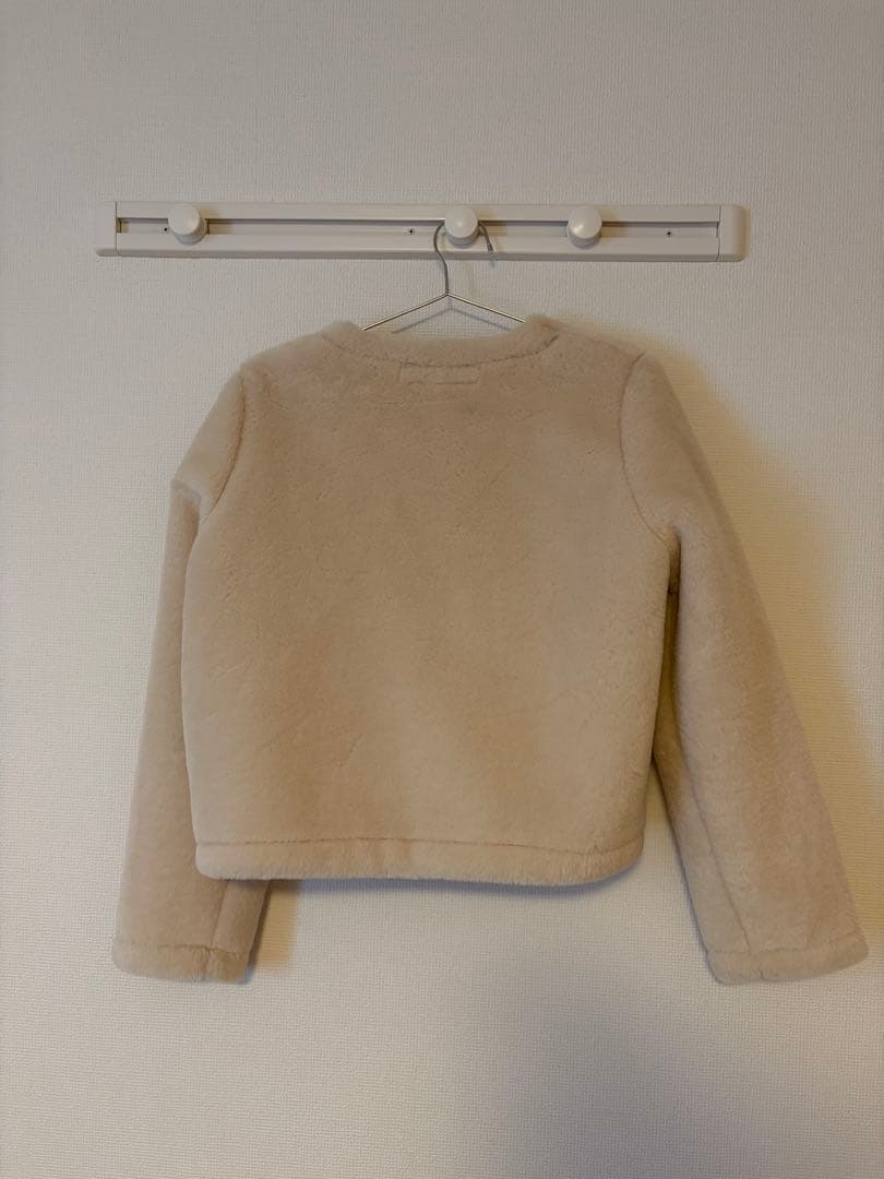 ZARA フェイクファーノーカラージャケット