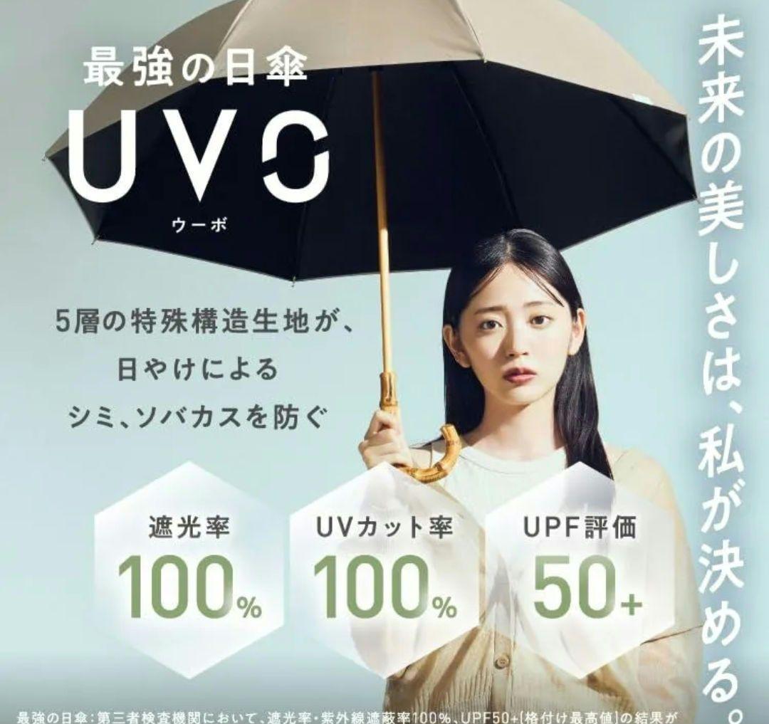 UVO CALM 8本骨 長傘 親骨55cm