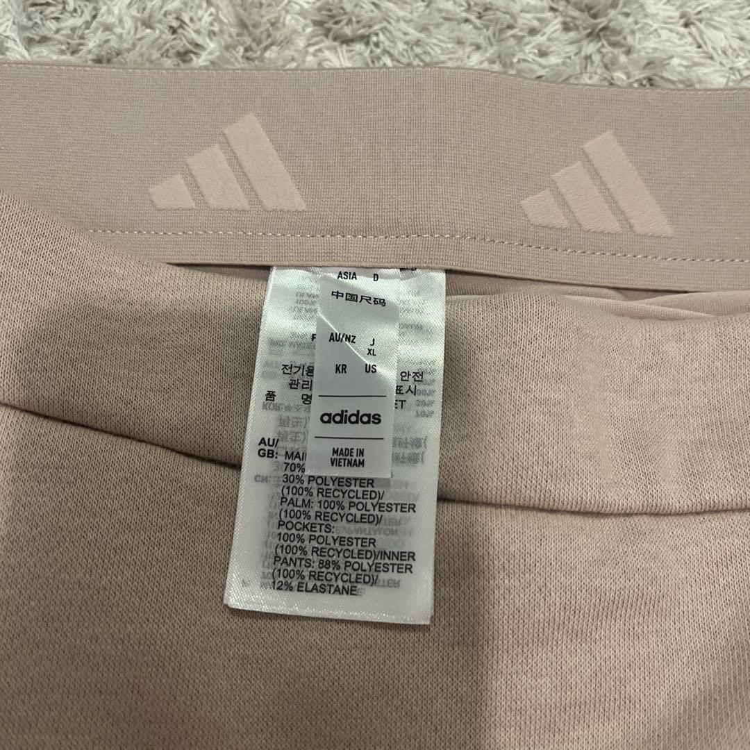【新品未使用】adidas レディース ゴルフ スカート XL くすみピンク