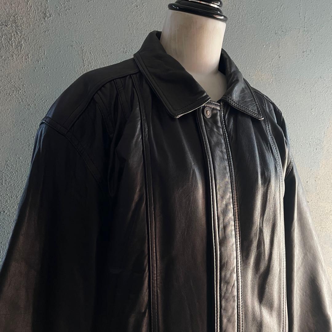 A-2“Classic“black“羊革 “短丈“bomber jacket