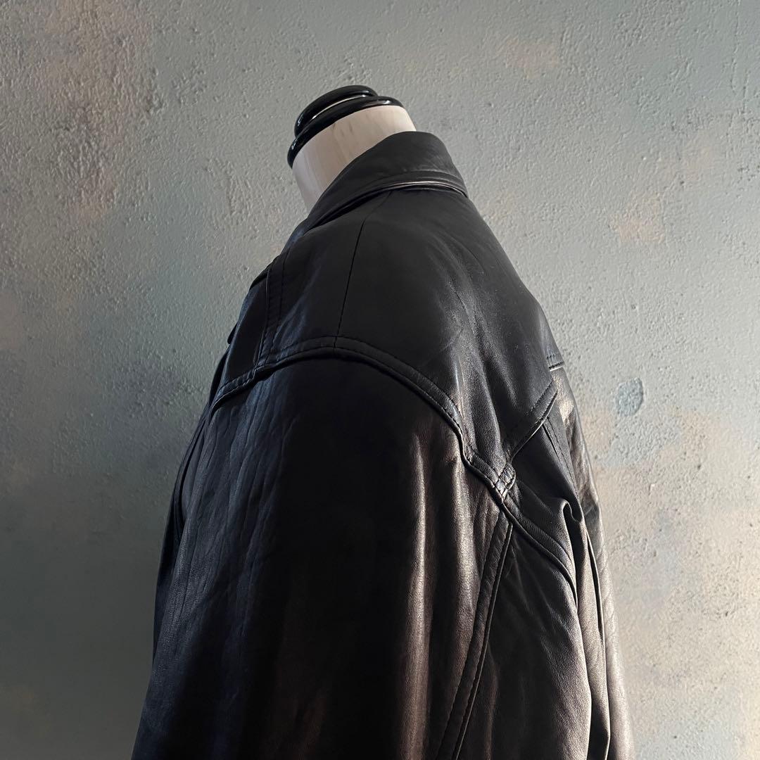 A-2“Classic“black“羊革 “短丈“bomber jacket