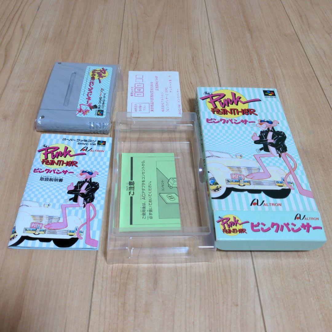 SFC スーパーファミコンソフト　　ピンクパンサー　ハガキ付き