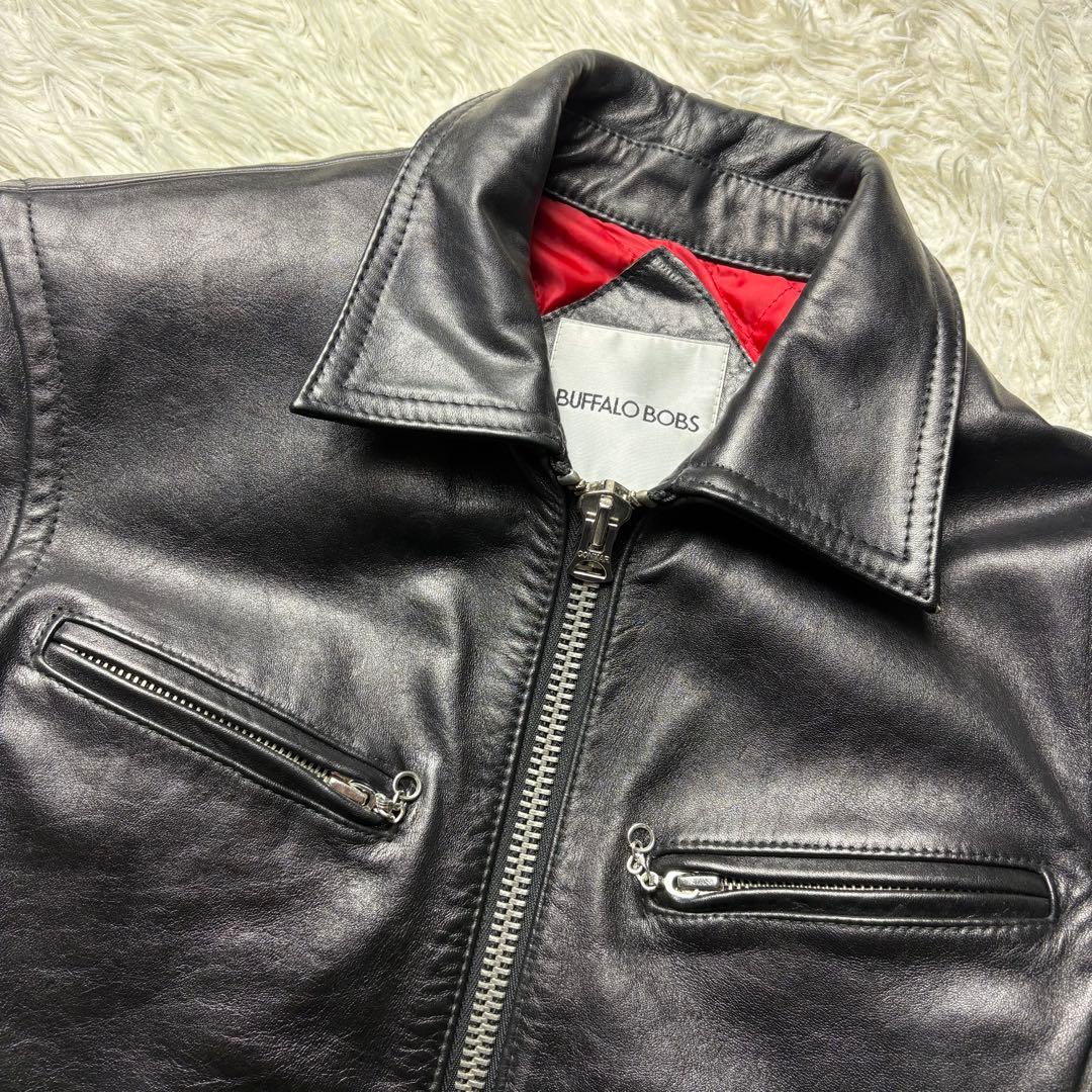 美品　BUFFALO BOBS ホースレザー　ライダースジャケット　ドミネーター