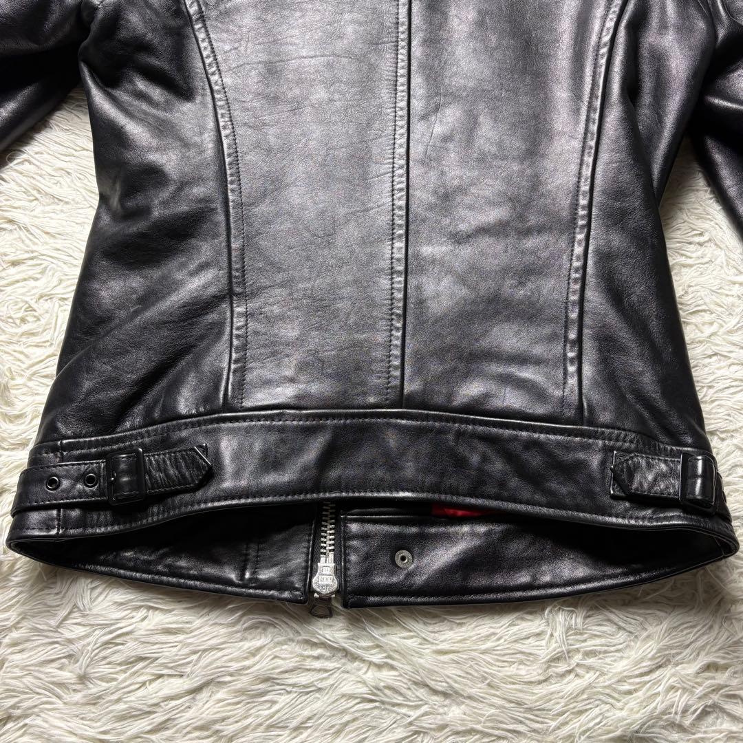 美品　BUFFALO BOBS ホースレザー　ライダースジャケット　ドミネーター