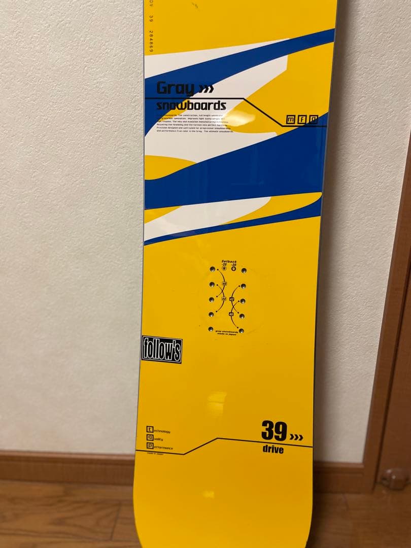 値下げ中‼️スノーボード板☆GLAY☆美品140cm☆ケース付き