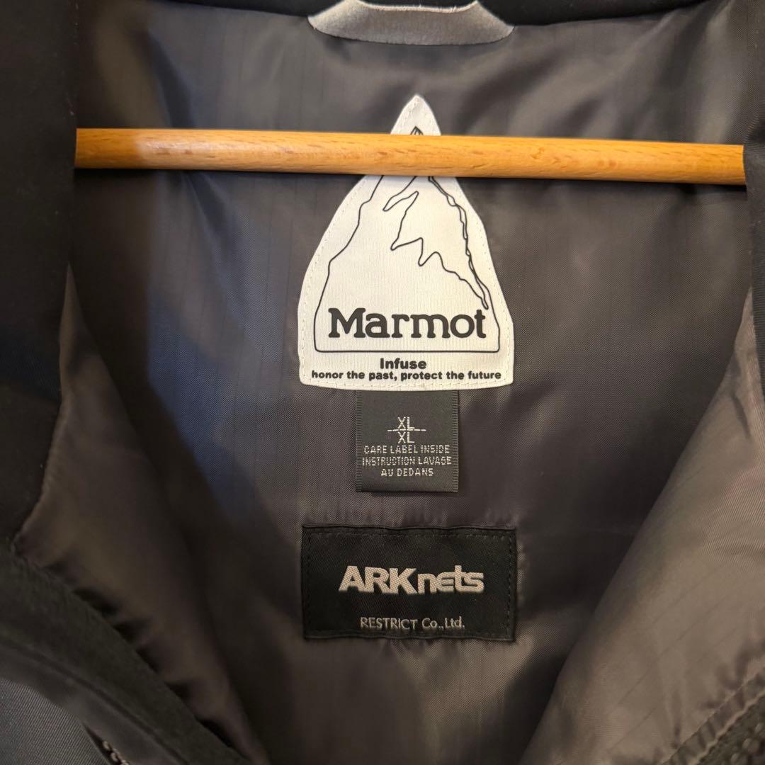 新品未使用 別注 marmot goretex vest ゴアテックス 黒 XL