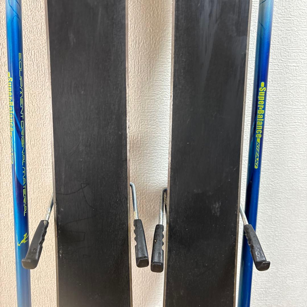 ジュニアストック付スキーセット　elan 130cm hart 25cm