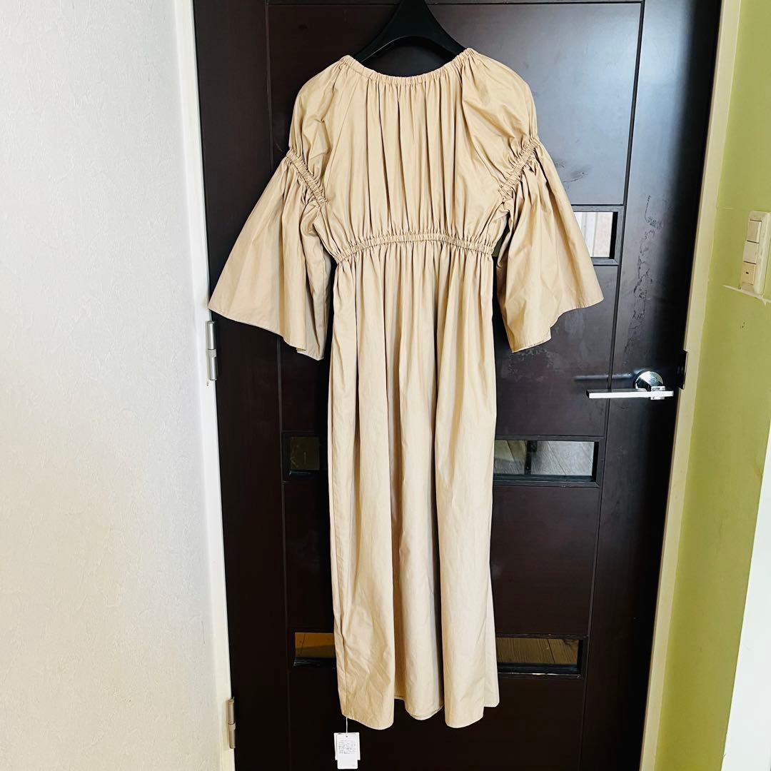 新品☆Whim Gazette タイプライターギャザーワンピース/IENA