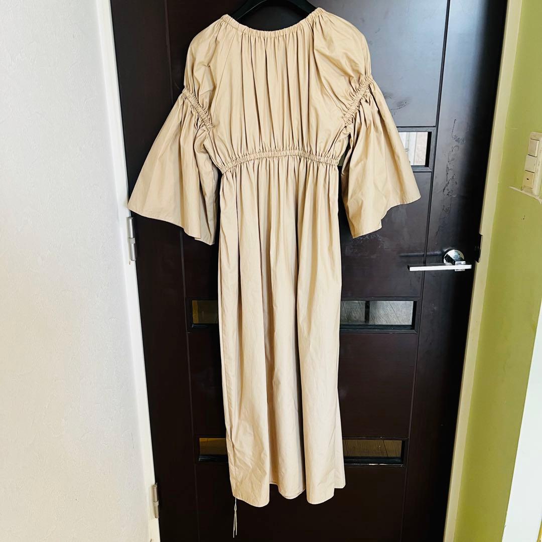 新品☆Whim Gazette タイプライターギャザーワンピース/IENA